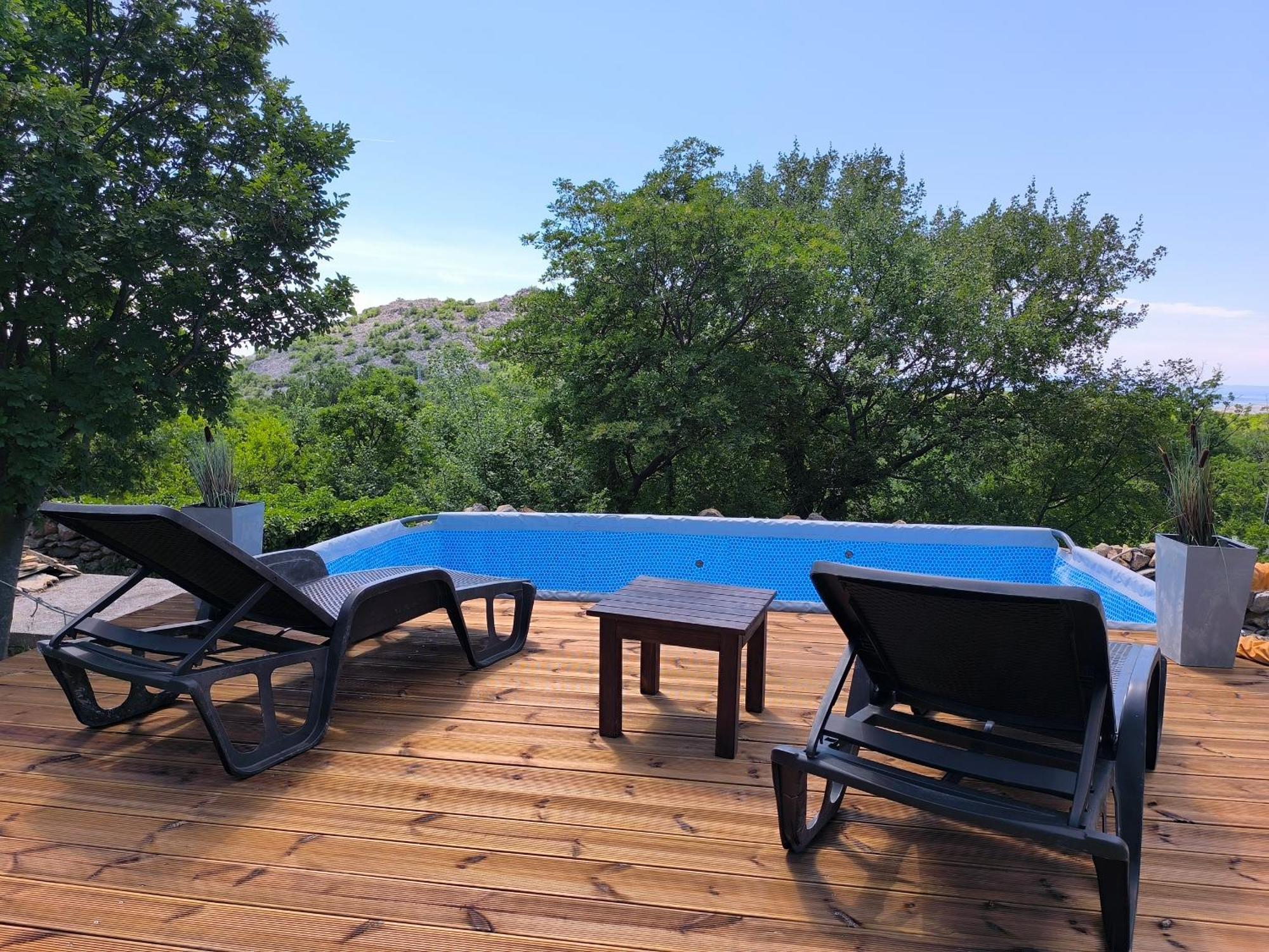Holiday Home Lucija "" Private House With Pool "" Ябланац Екстериор снимка