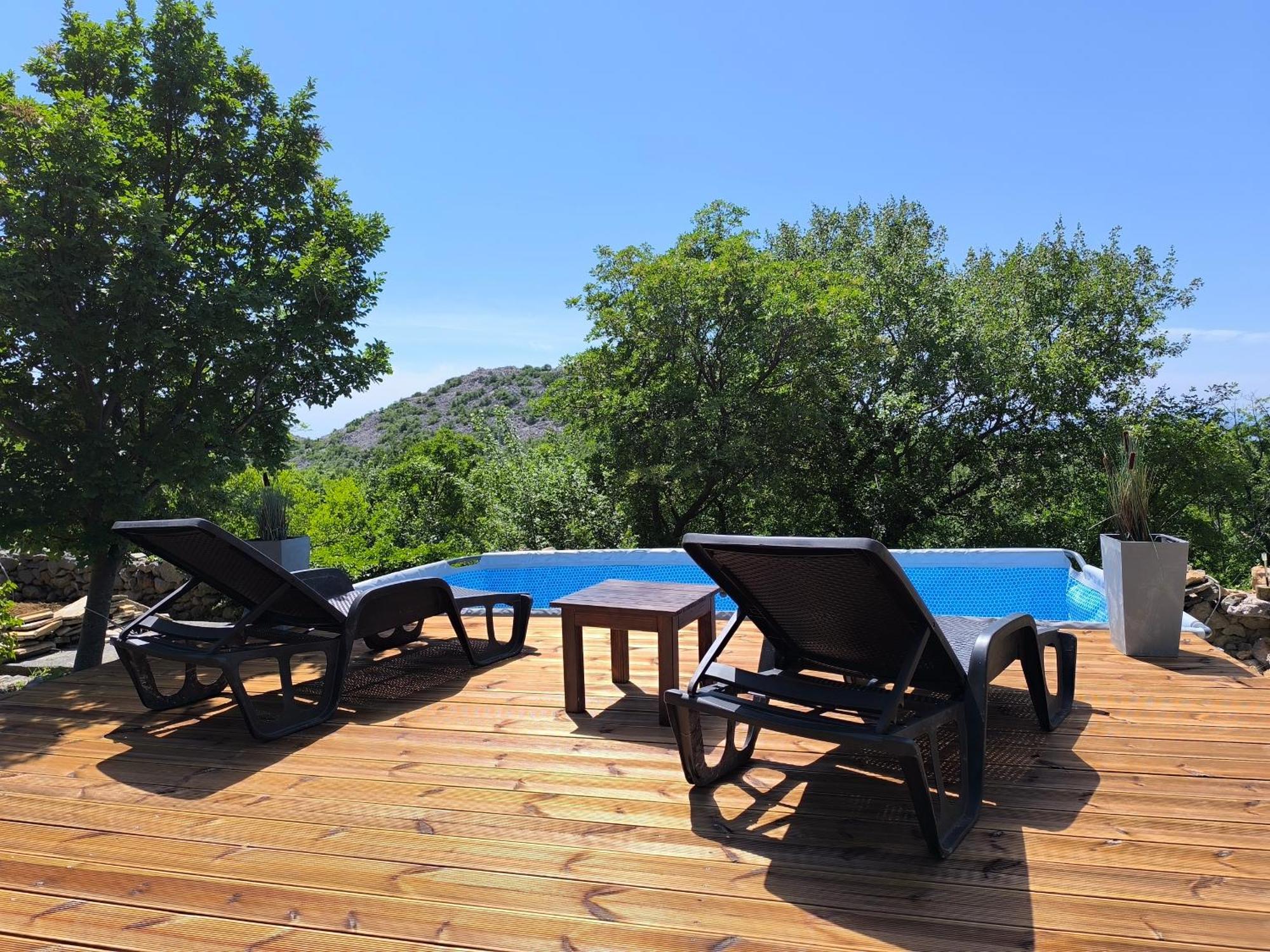 Holiday Home Lucija "" Private House With Pool "" Ябланац Екстериор снимка