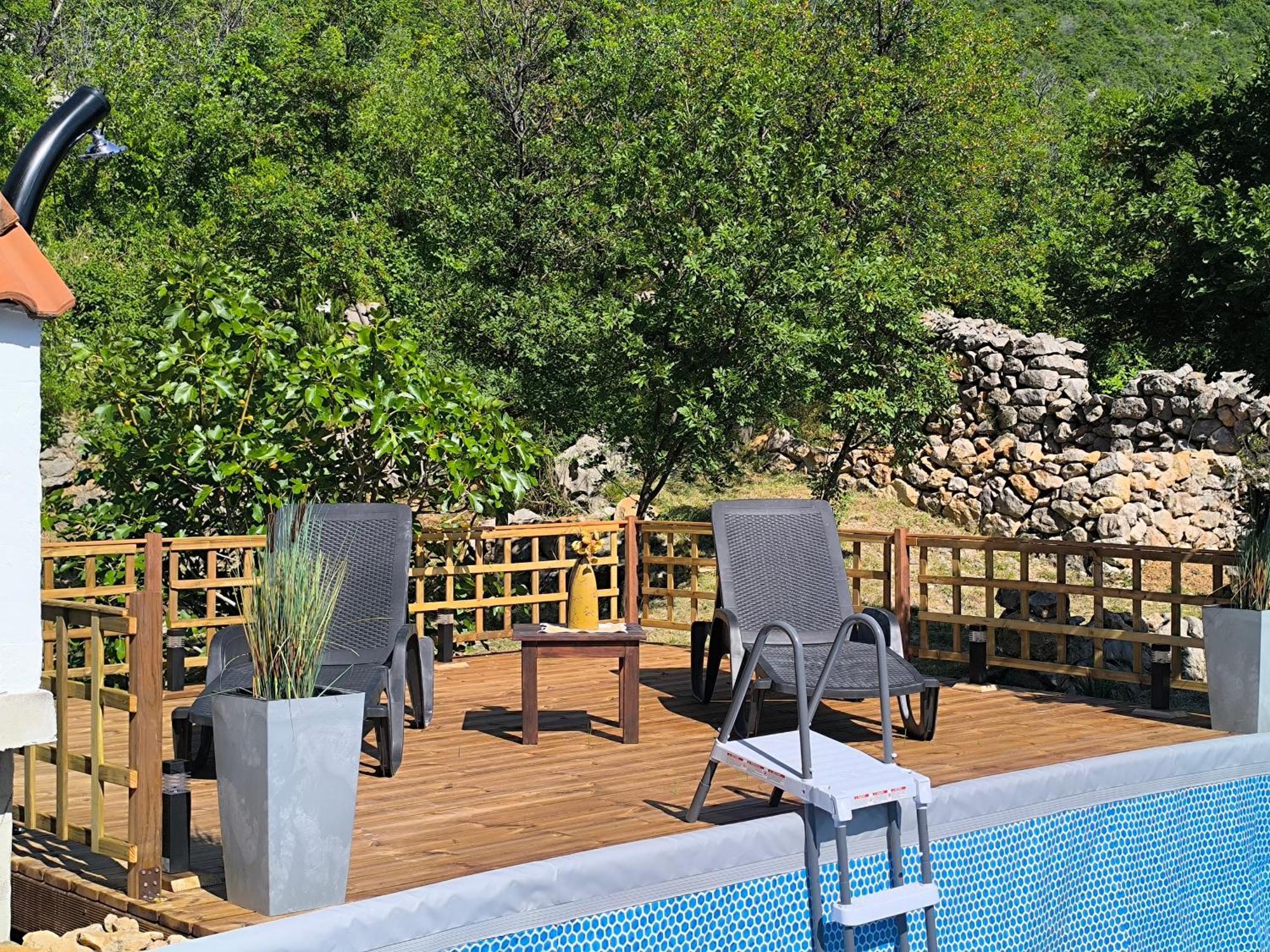 Holiday Home Lucija "" Private House With Pool "" Ябланац Екстериор снимка