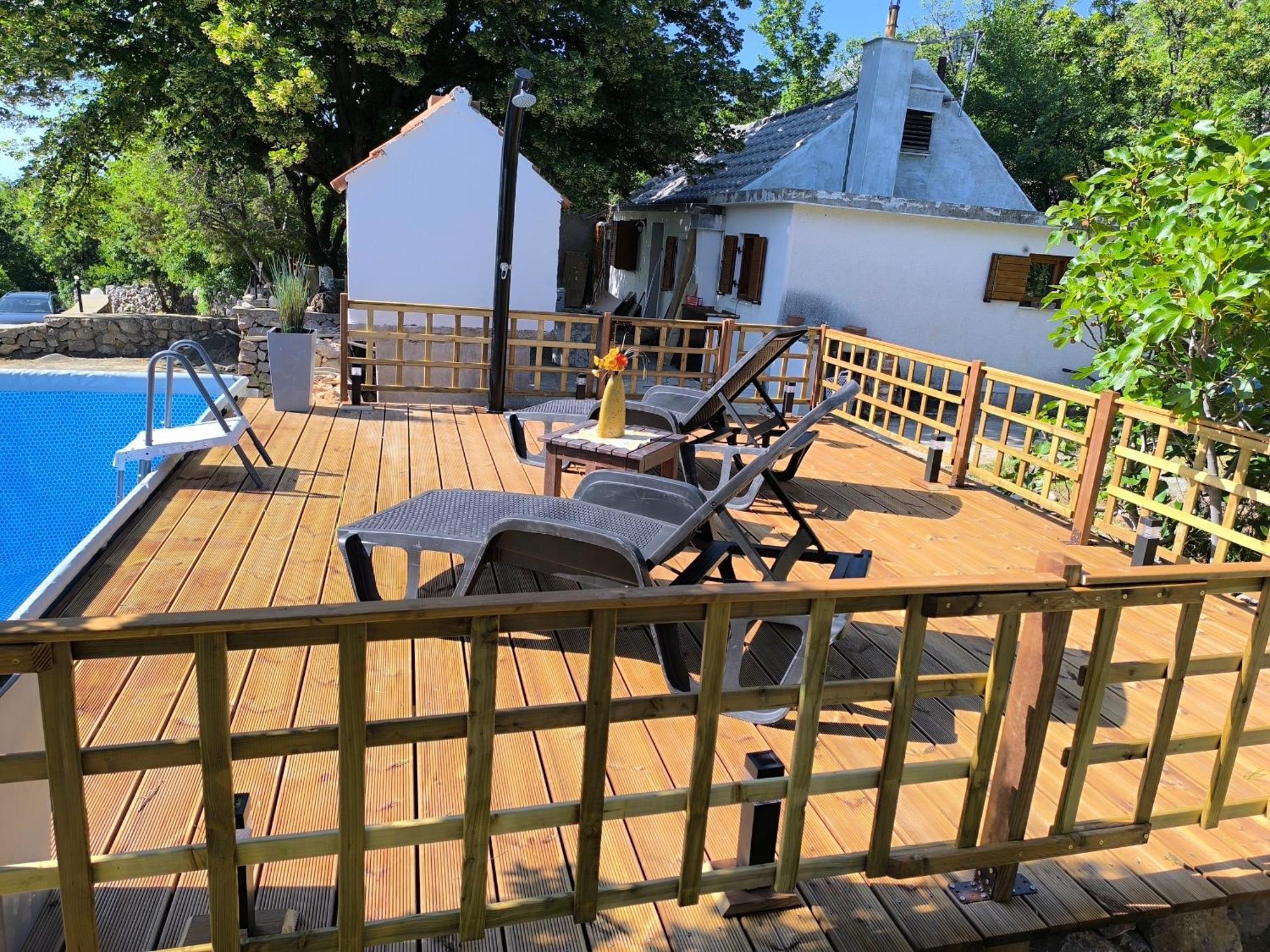 Holiday Home Lucija "" Private House With Pool "" Ябланац Екстериор снимка