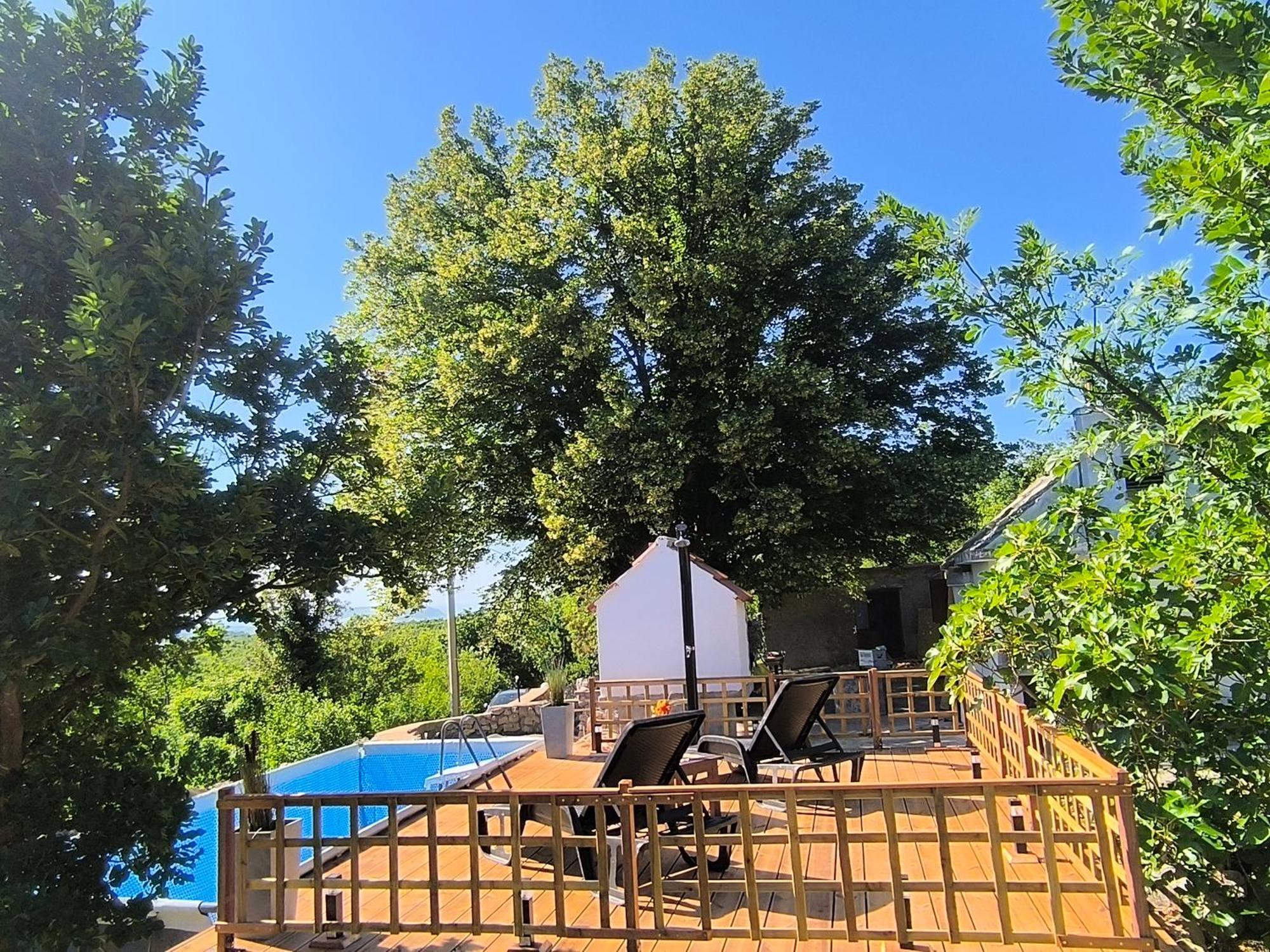 Holiday Home Lucija "" Private House With Pool "" Ябланац Екстериор снимка